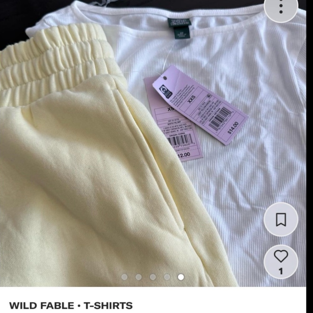 Wild fable shorts and top